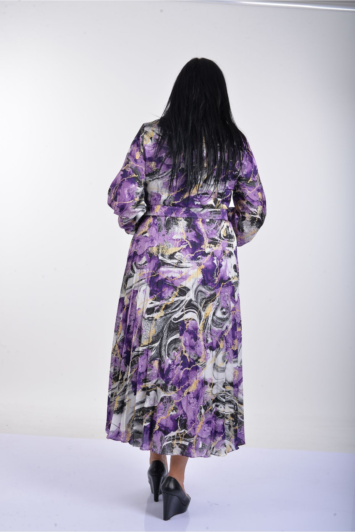 Nexx 24573 ФИОЛЕТОВЫЙ Женское платье большого размера 